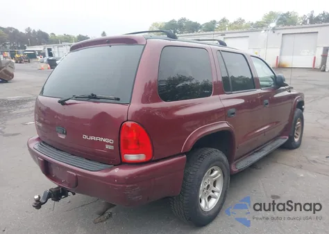 2003 Dodge Durango Slt z USA, uszkodzony, nr VIN 1D4HS48N13F543401